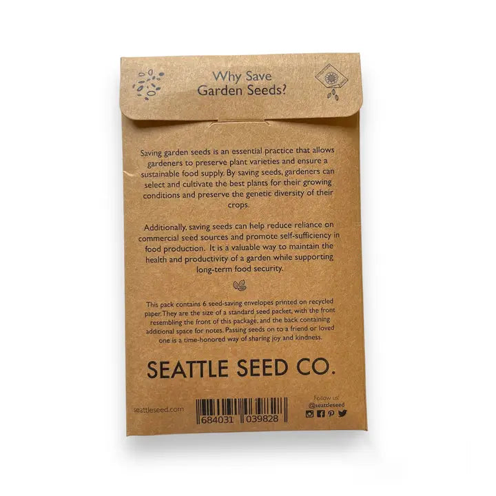 Seattle Seed Co. - Seed Saving Envelopes