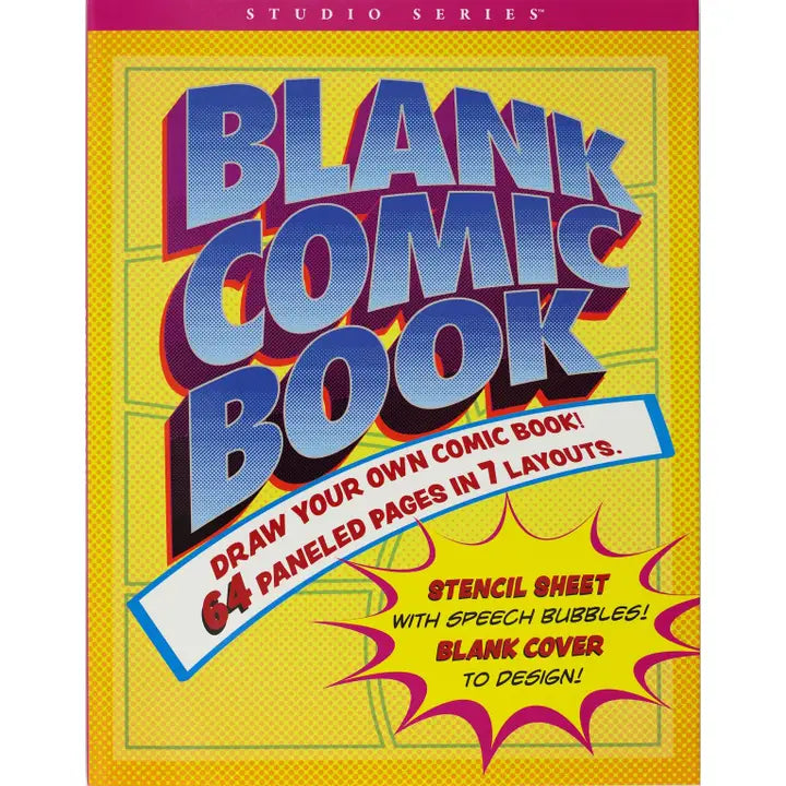 Peter Pauper Press - Blank Comic Book (Stencil included)