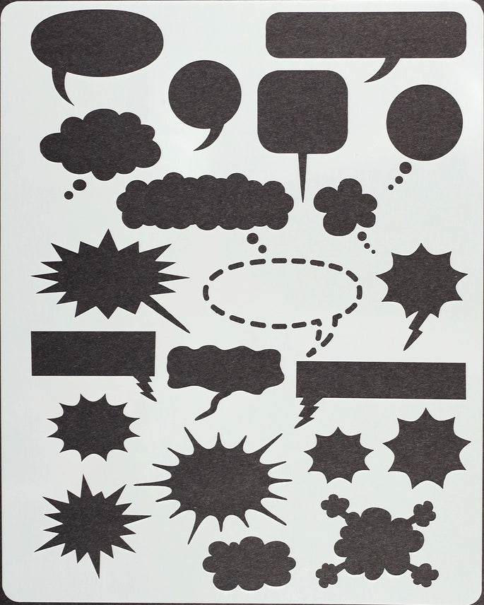 Peter Pauper Press - Blank Comic Book (Stencil included)