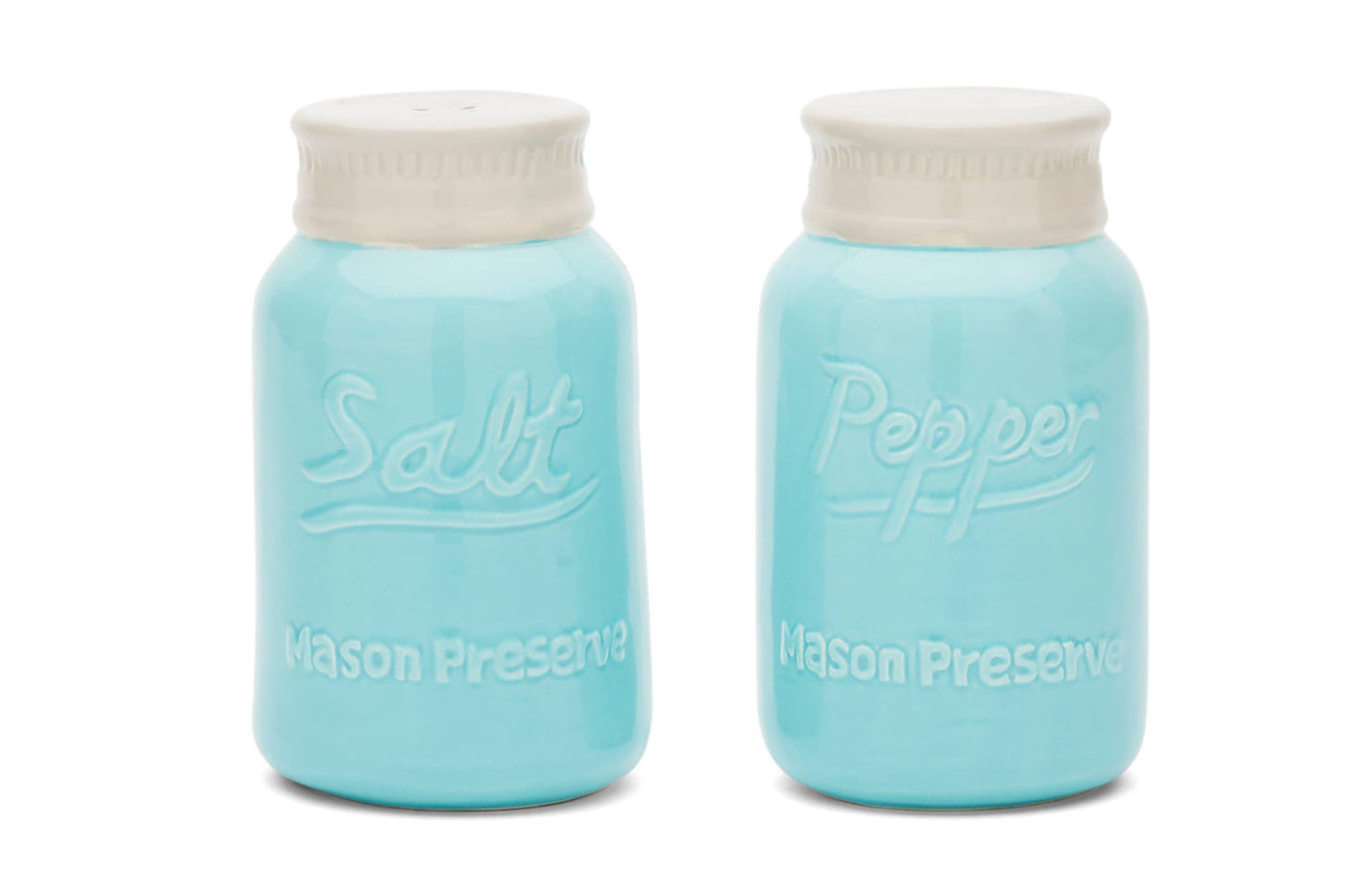 Fox Run Brands - Fox Run 11706 Ceramic Mason Jar Salt & Pepper Shakers