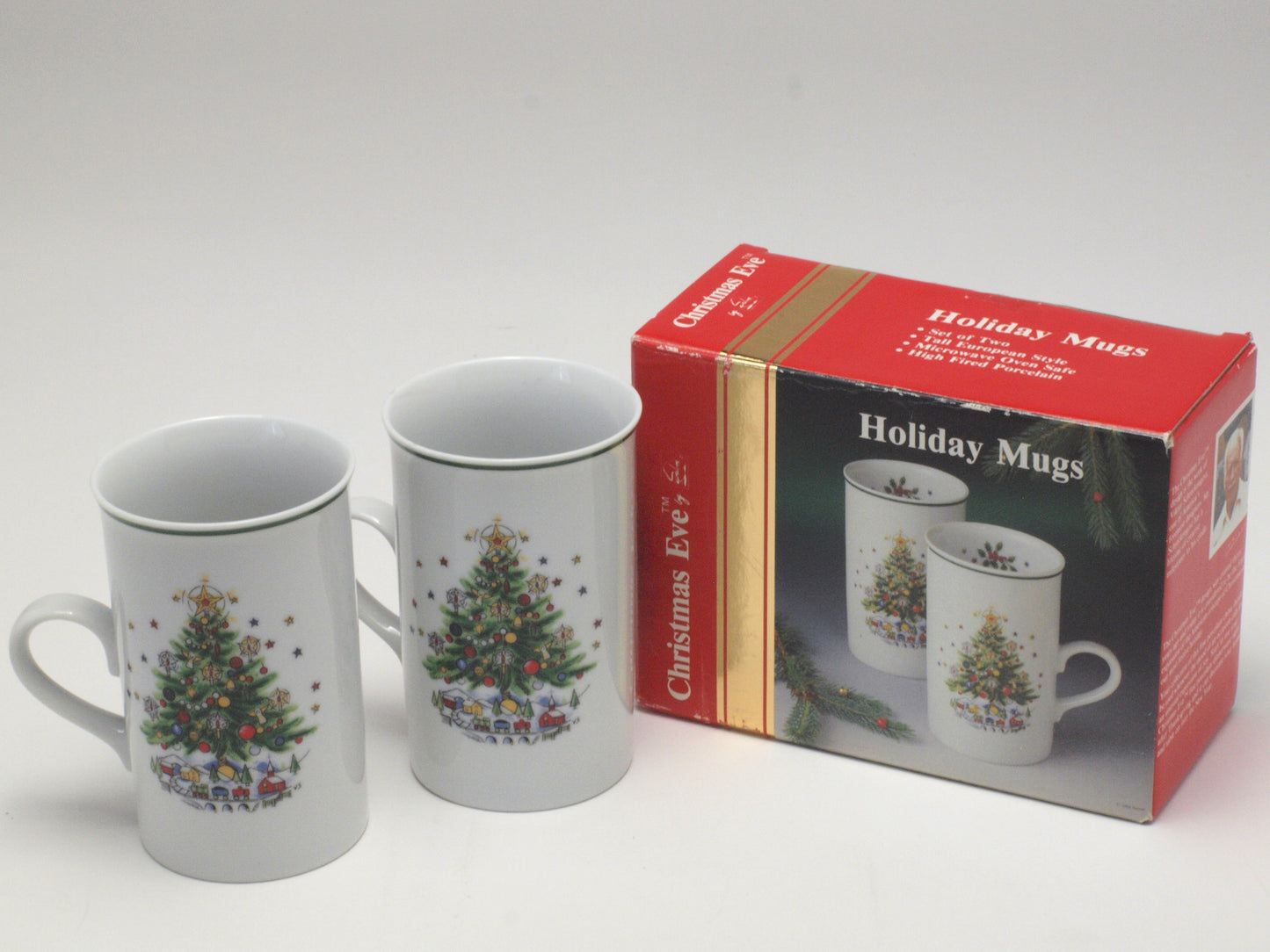 Christmas Tree Mug - Set of Four