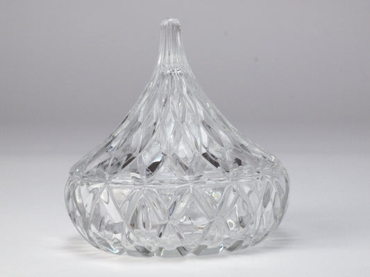 Crystal Covered Candy Dish - Vintage