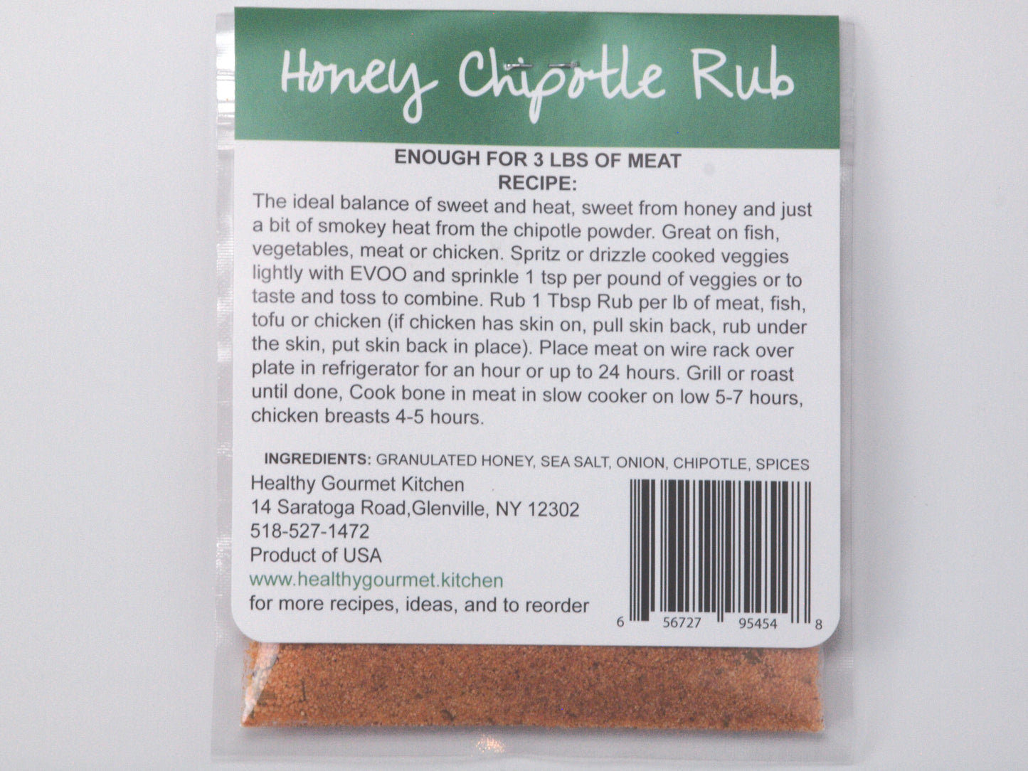 Healthy Gourmet Kitchen - Honey Chipotle Rub