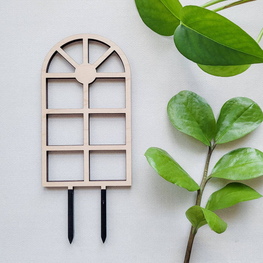 Leaf & Node - Arch Indoor Wooden Plant Trellis - Mini