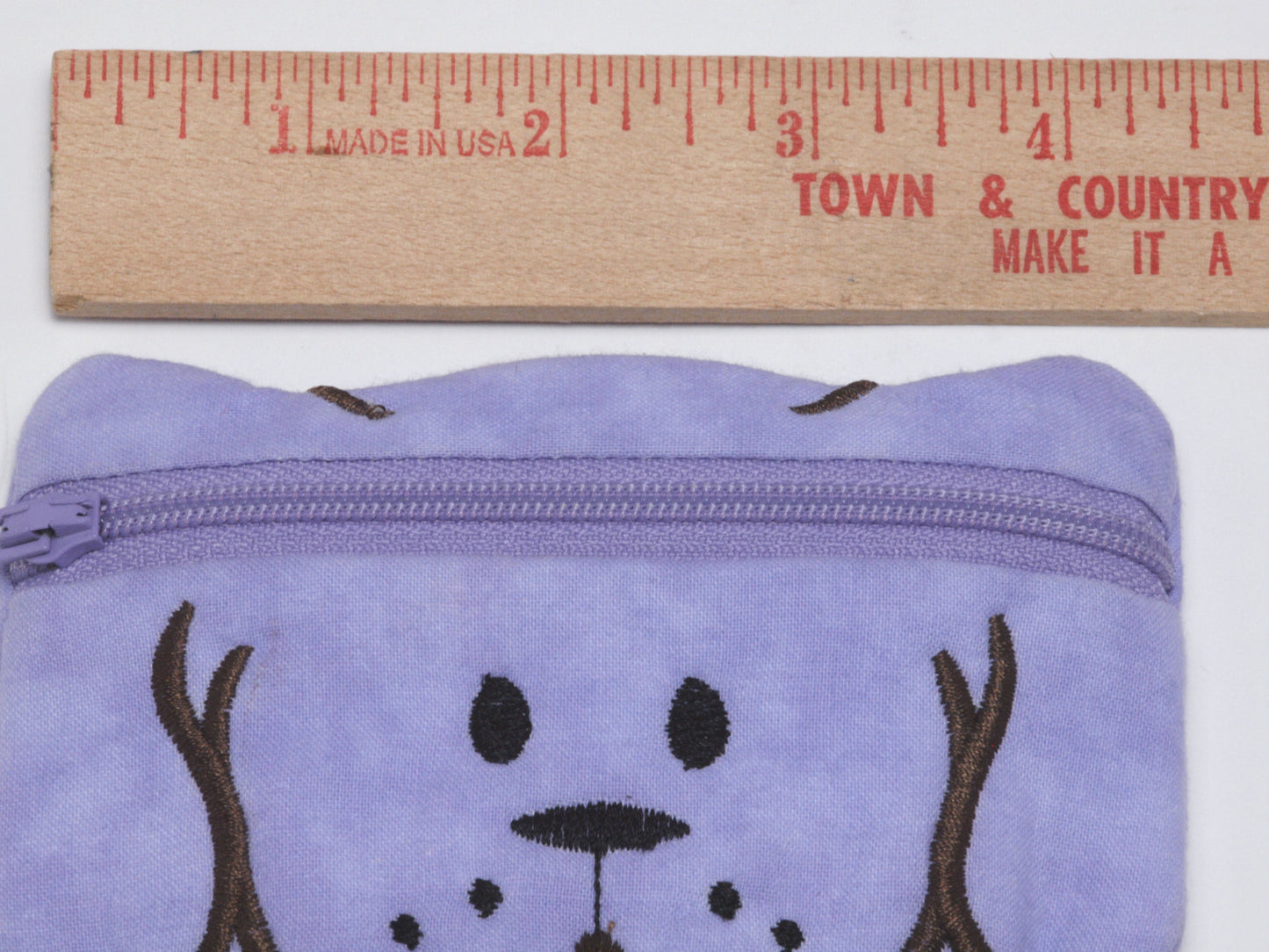 Embroidered Dog Fabric Case