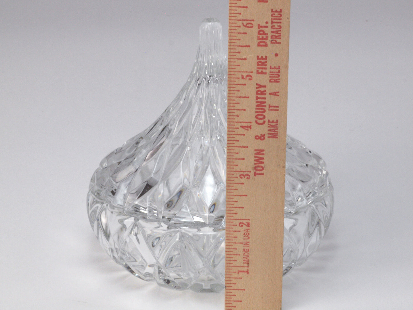 Crystal Covered Candy Dish - Vintage