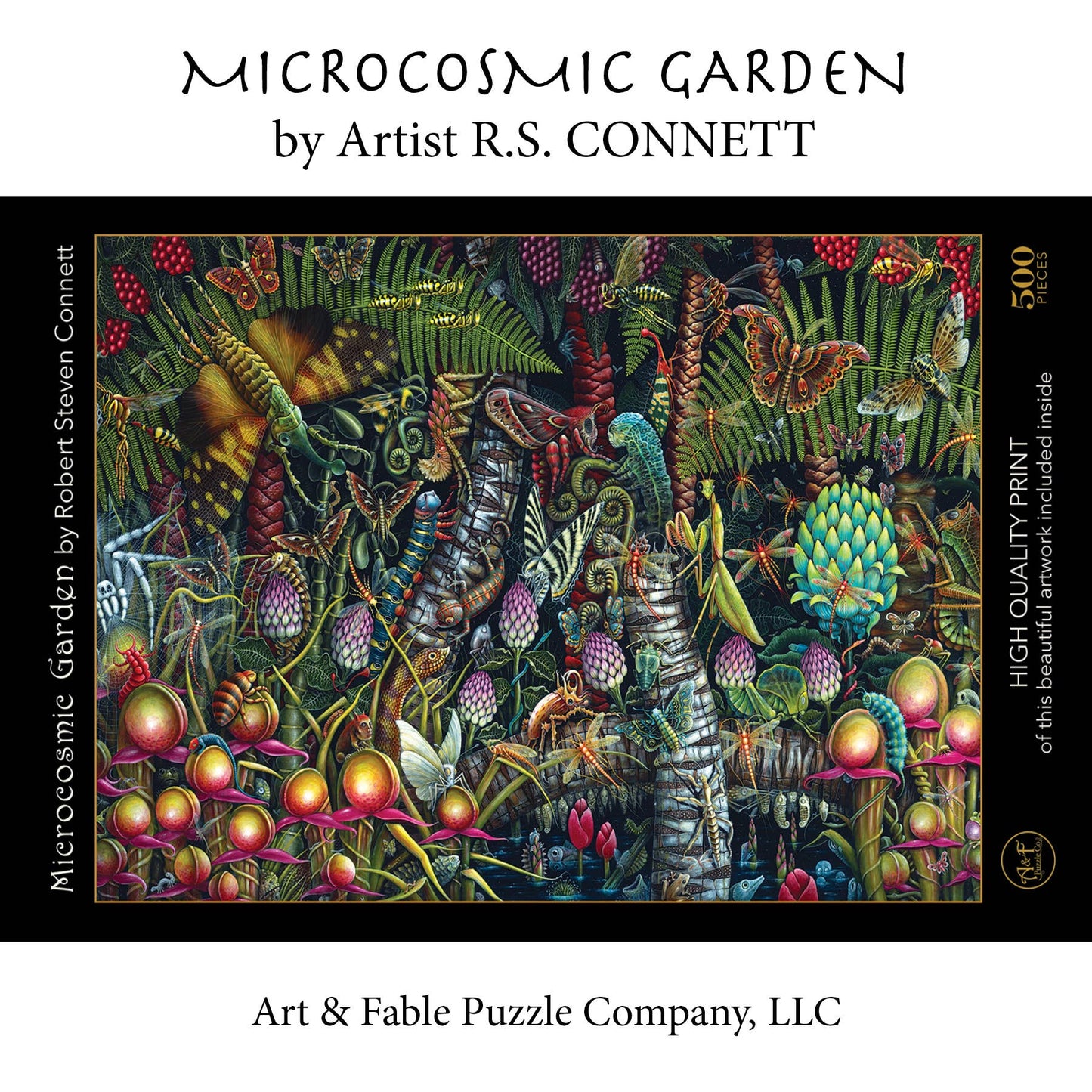 Microcosmic Garden 500-pc "Velvet-Touch" Jigsaw Puzzle NEW!