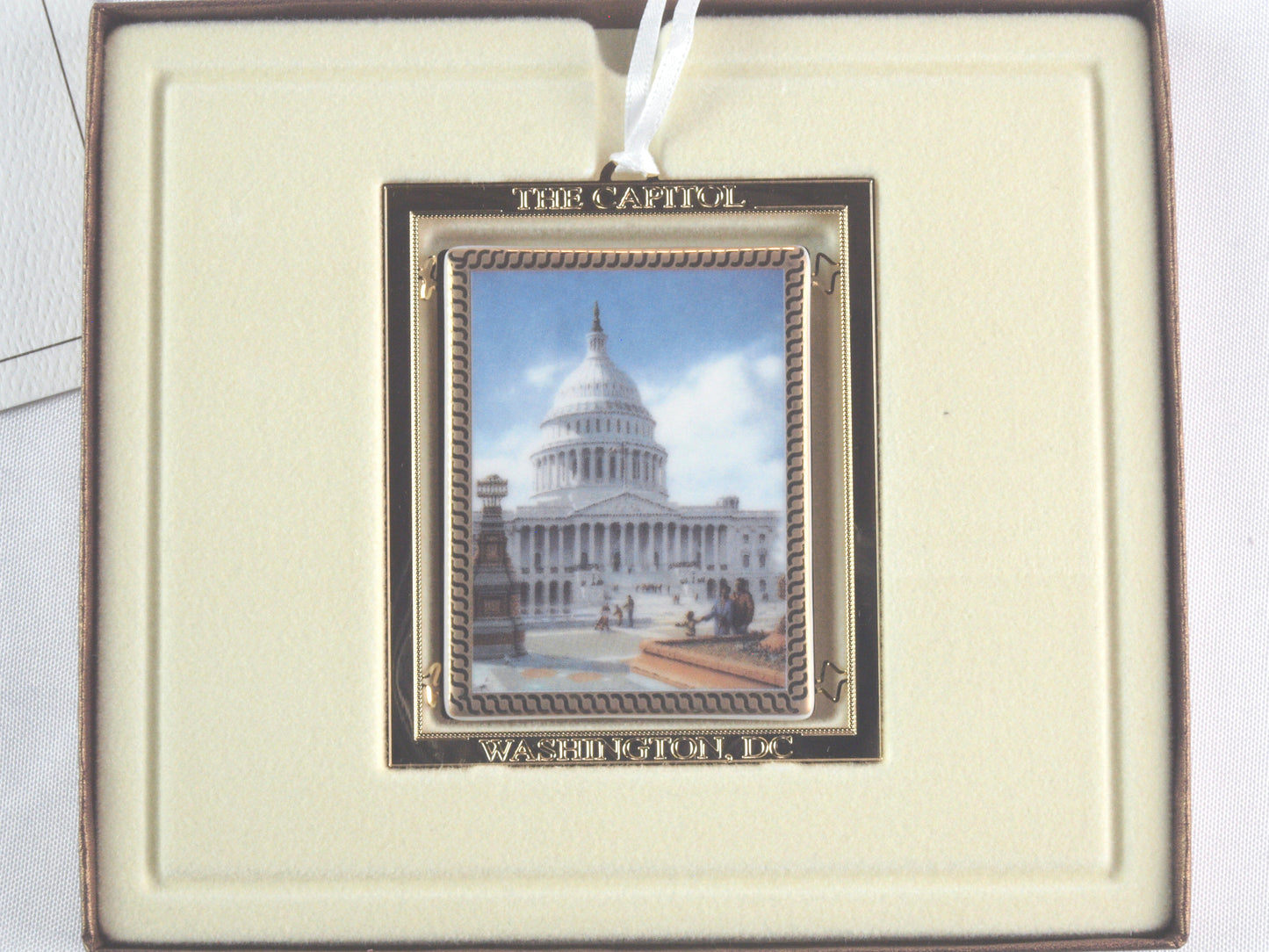 1990 US Congress Official Holiday Ornament - Signed