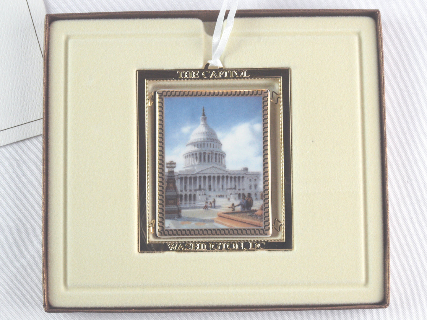 1990 US Congress Official Holiday Ornament - Signed