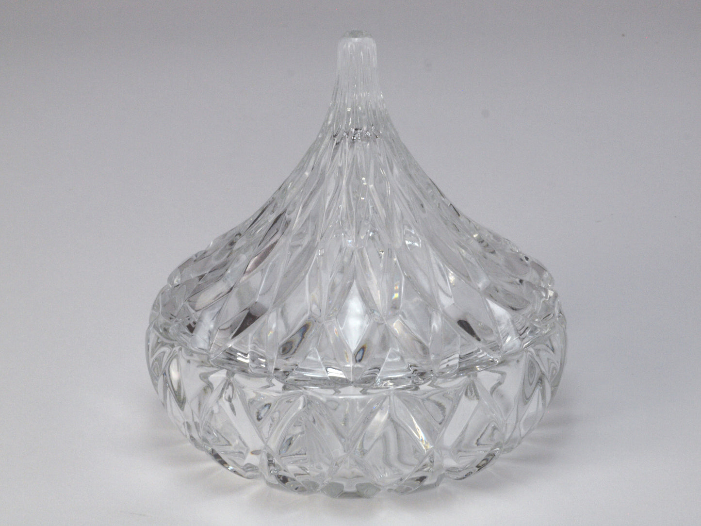 Crystal Covered Candy Dish - Vintage