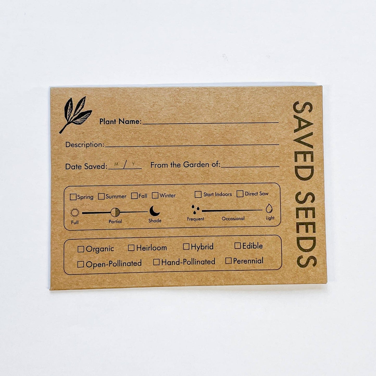 Seattle Seed Co. - Seed Saving Envelopes