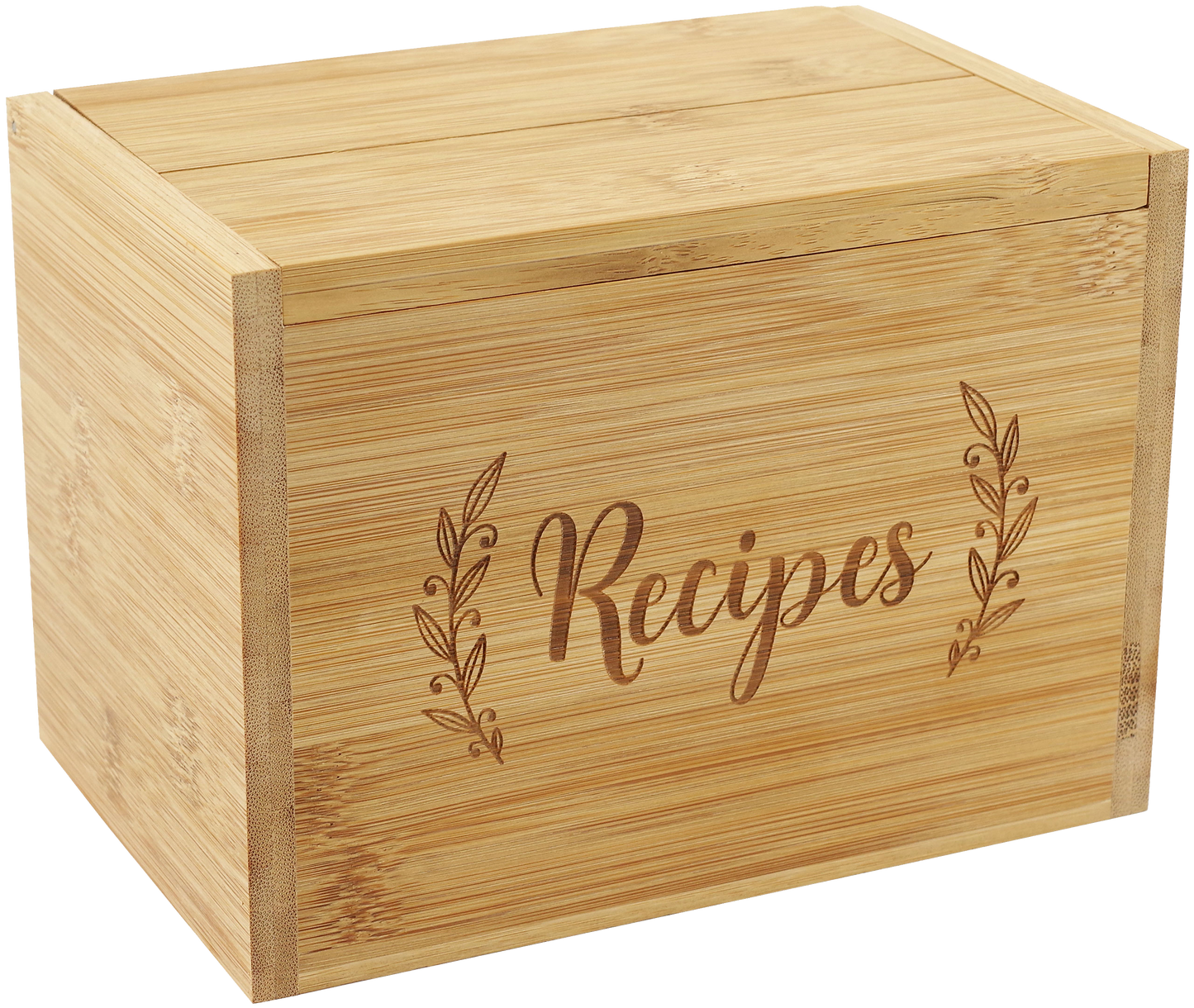 Peter Pauper Press - Bamboo Recipe Box Set