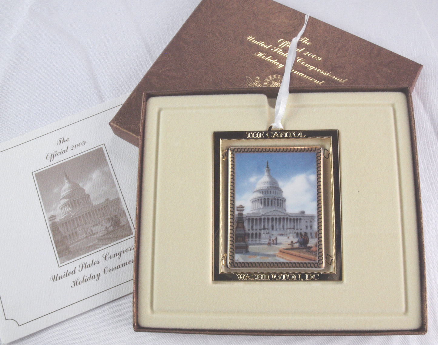 1990 US Congress Official Holiday Ornament - Signed