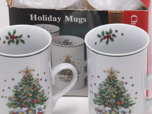 Christmas Tree Mug - Set of Four