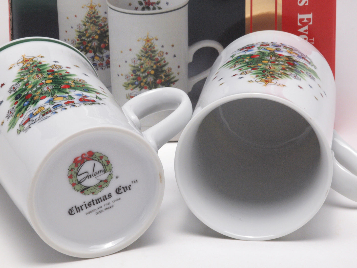 Christmas Tree Mug - Set of Four